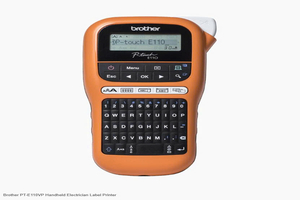 Máy in nhãn cầm tay cho thợ điện Brother PT-E110VP
